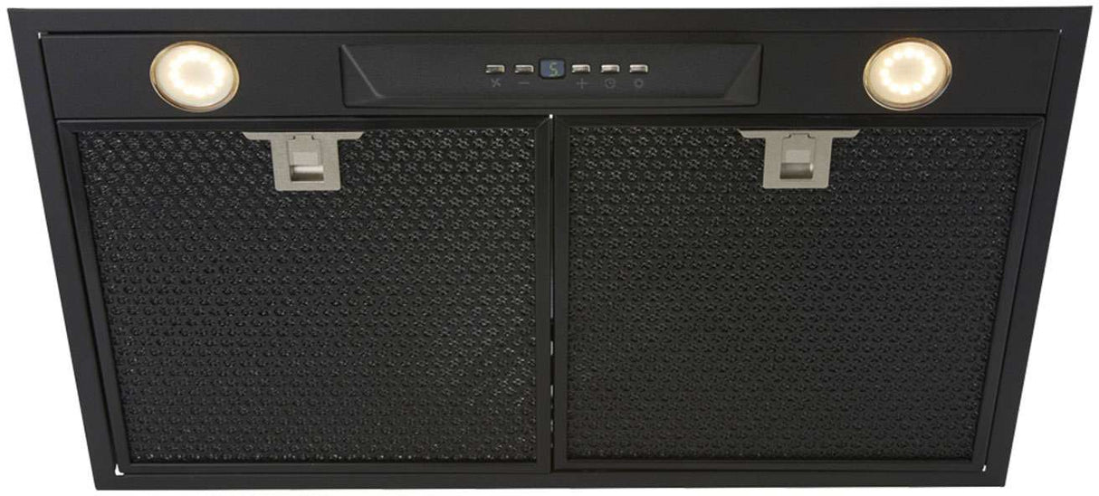 Schweigen 60cm Silent 1600m3/hr Black Undermount Rangehood UM1390-6BSP