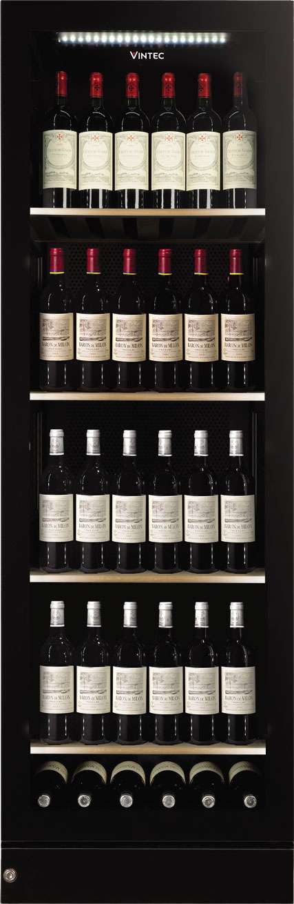 Vintec 198 Bottle Wine Cabinet Fridge V190SG2E-BK | Greater Sydney Only