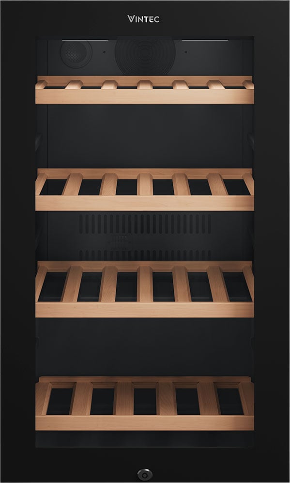Vintec 35 Bottle Single Zone Under Bench Wine Fridge VWS830FCB-X