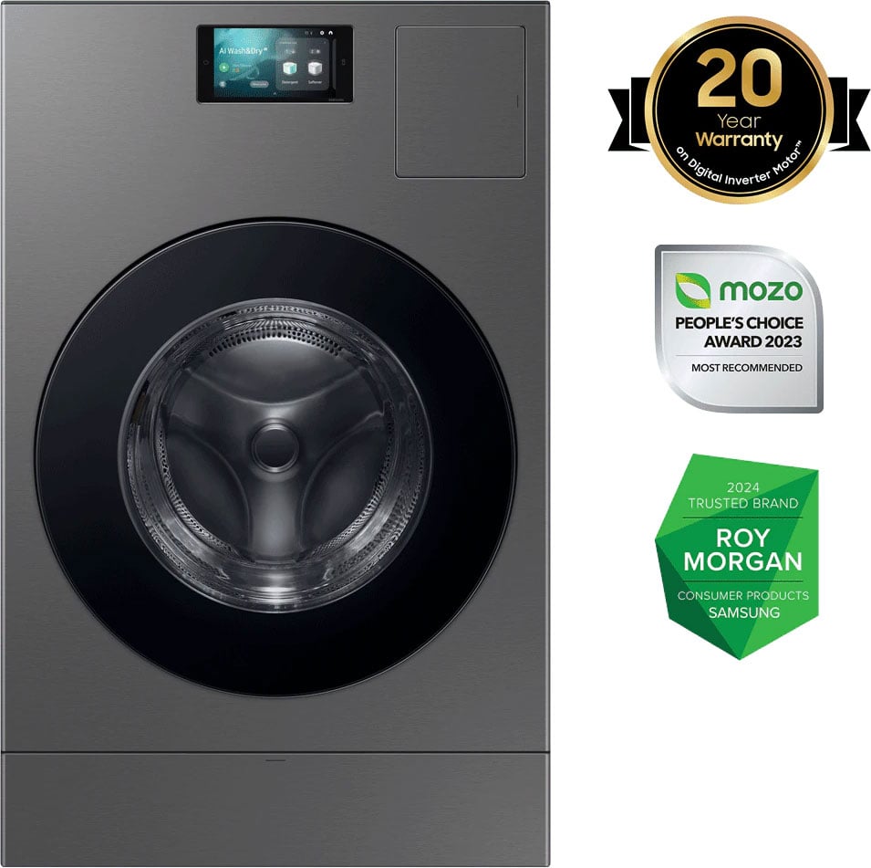 Samsung 18.5kg/10kg Washer Dryer Combo WD18DB8995BZ | Greater Sydney Only
