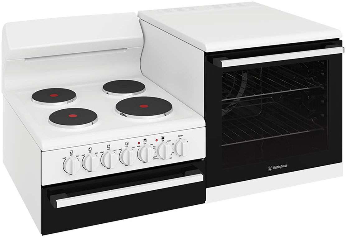 Westinghouse 108cm 80L Elevated Electric Freestanding Oven/Stove WDE132WC-R