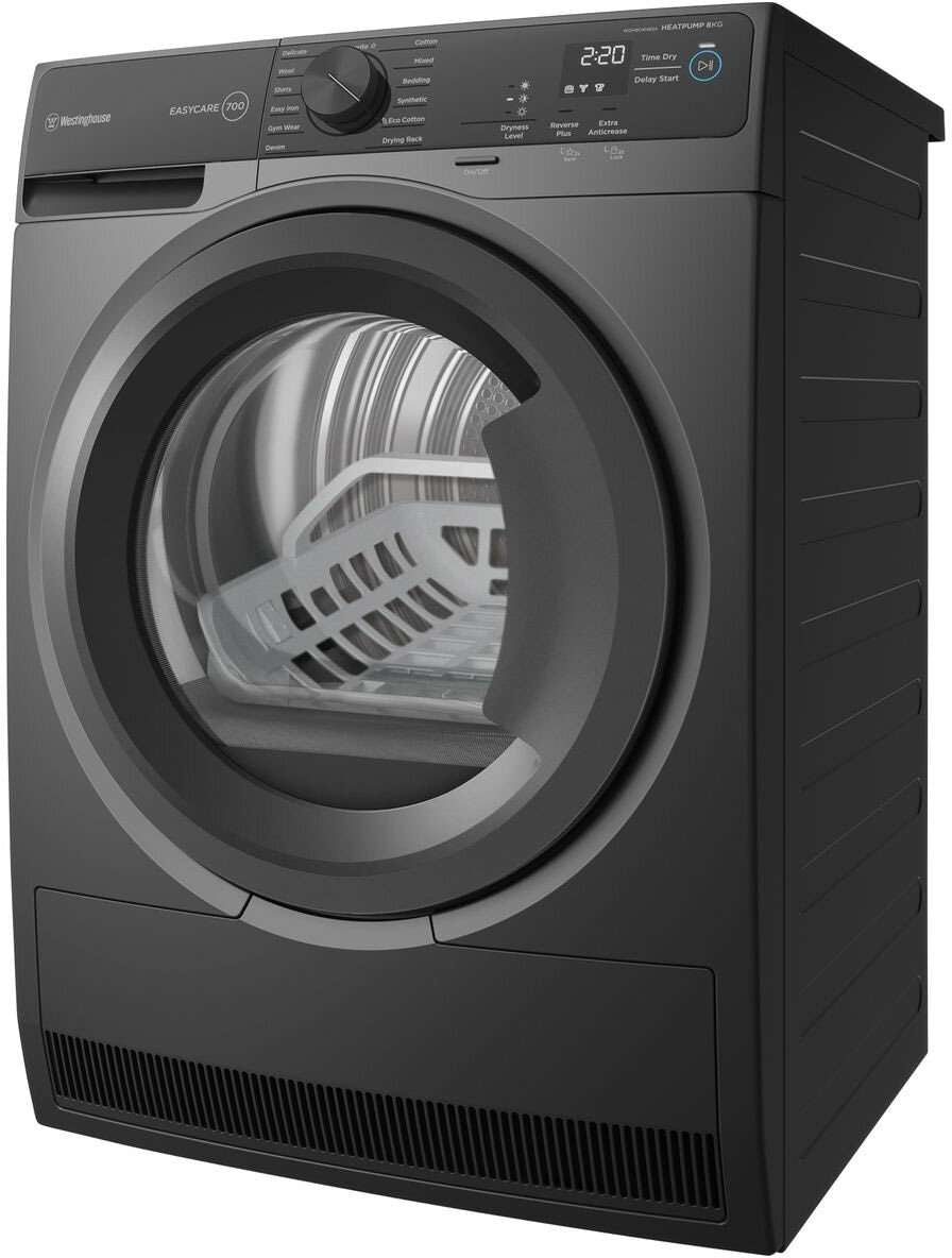 Westinghouse 8kg EasyCare 700 Heat Pump Dryer WDH804N8SA | Greater Sydney Only
