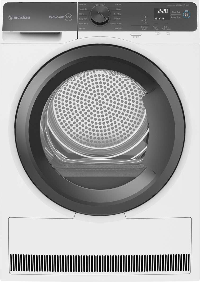 Westinghouse 9kg EasyCare 700 Heat Pump Dryer WDH904N7WA | Greater Sydney Only