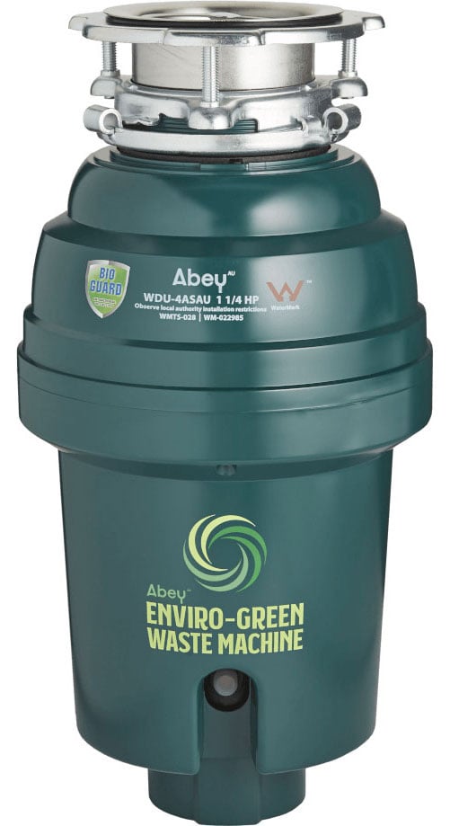 Abey Enviro-Green 1 ¼ HP Waste Disposal Unit Machine WDU-4ASAU
