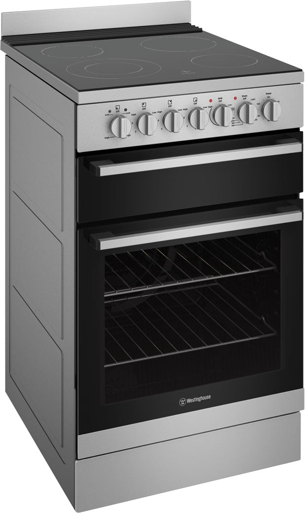 Westinghouse 54cm 80L Electric Freestanding Oven/Stove Stainless Steel WFE542SCB