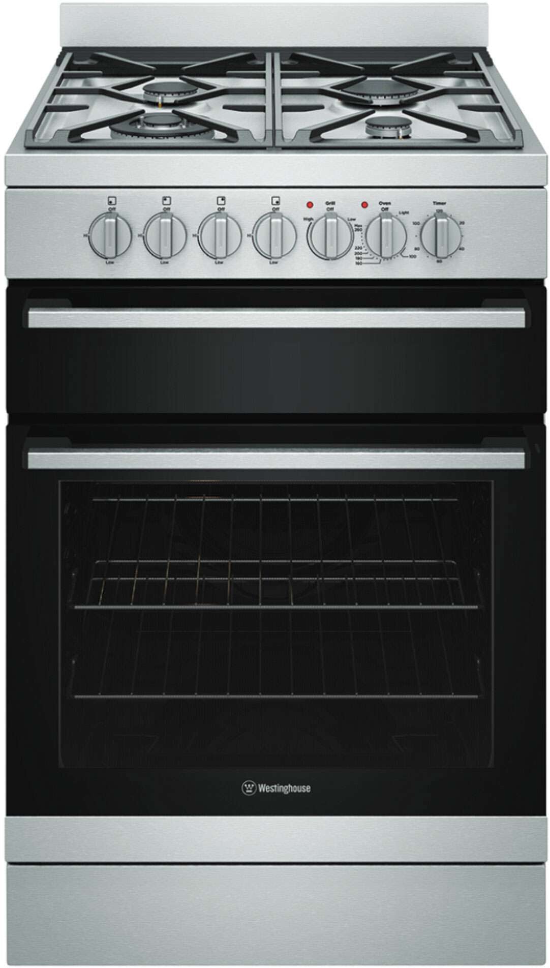 Westinghouse 60cm 80L Electric Freestanding Oven/Stove Stainless Steel WFE612SC