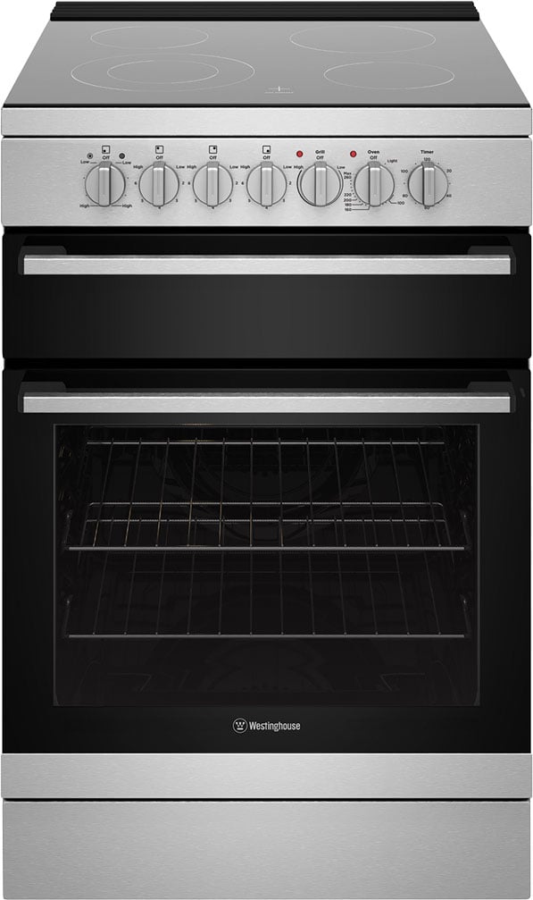 Westinghouse 60cm 80L Electric Freestanding Oven/Stove Stainless Steel WFE642SCB