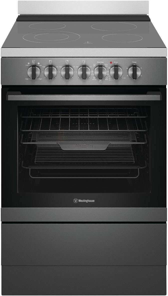 Westinghouse 60cm 80L Electric Freestanding Oven/Stove WFE646DSCB