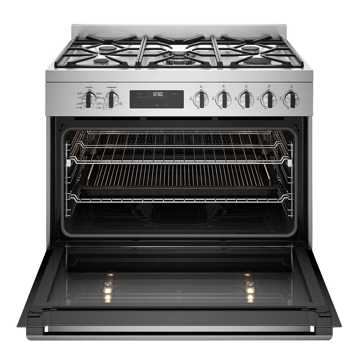 Westinghouse 90cm 125L Dual Fuel Freestanding Oven/Stove WFE9515SD