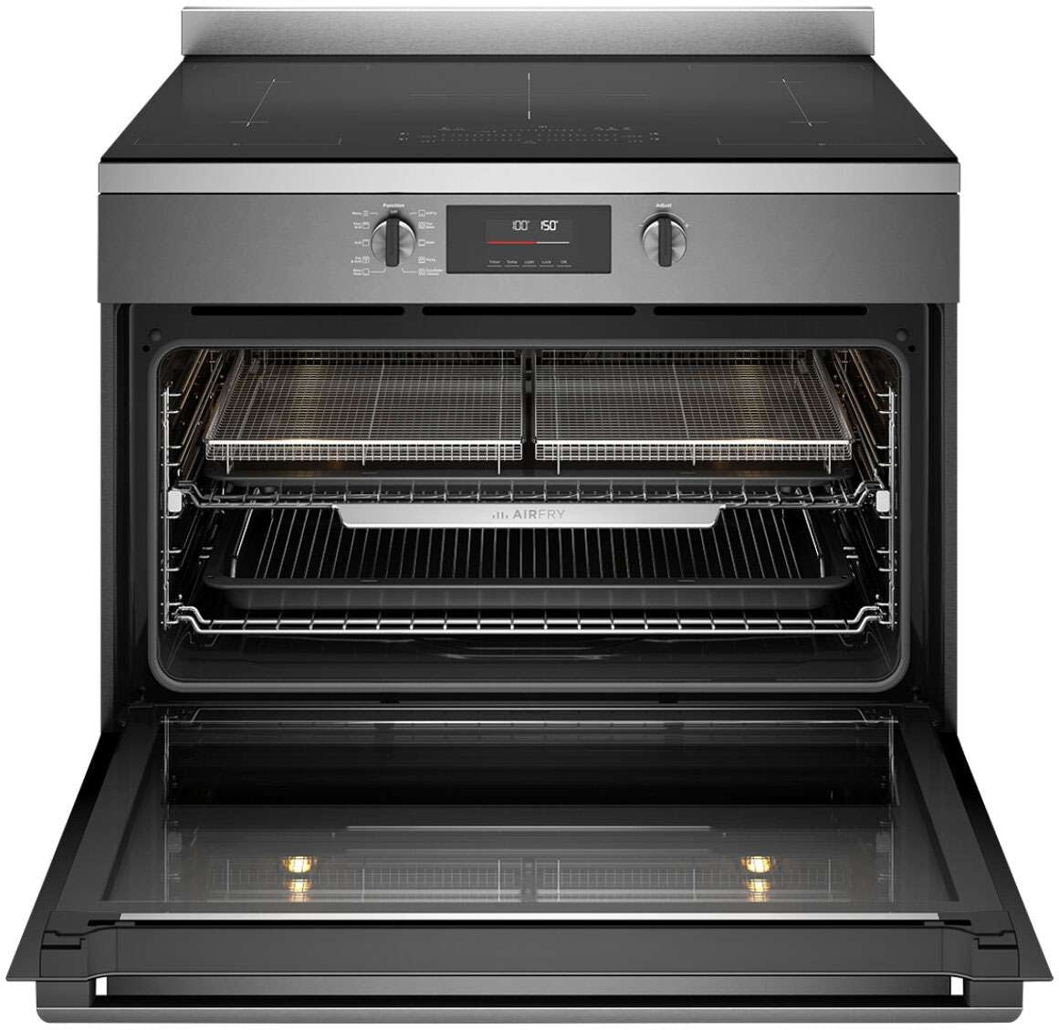 Westinghouse 90cm 125L Induction Pyrolytic Freestanding Oven/Stove WFEP9757DD