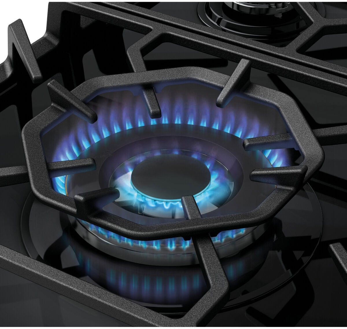 Westinghouse 60cm 3 Burner Black Ceramic Glass Gas Cooktop WHG639BD