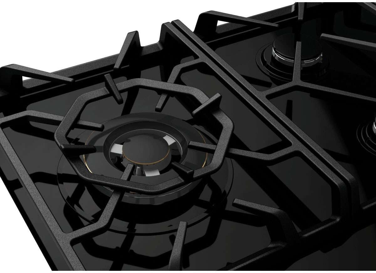 Westinghouse 90cm 5 Burner Black Ceramic Glass Gas Cooktop WHG959BD