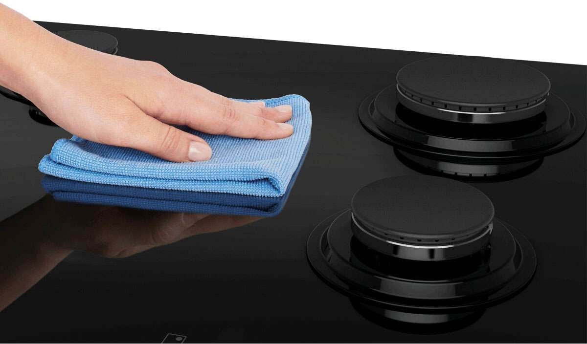 Westinghouse 90cm 5 Burner Black Ceramic Glass Gas Cooktop WHG959BD