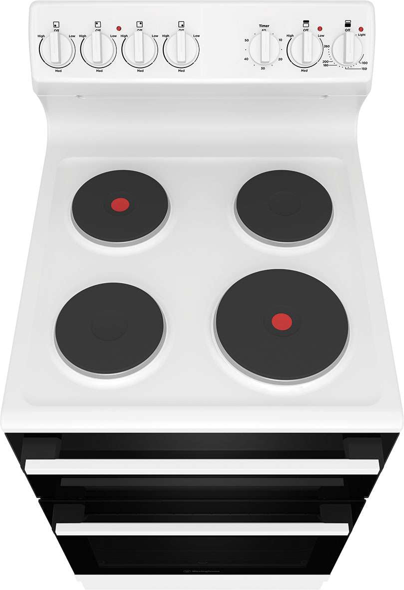 Westinghouse 54cm 80L Freestanding Electric Oven/Stove WLE532WC
