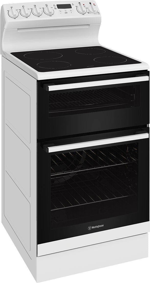 Westinghouse 54cm 80L Electric Freestanding Oven/Stove White WLE543WCB