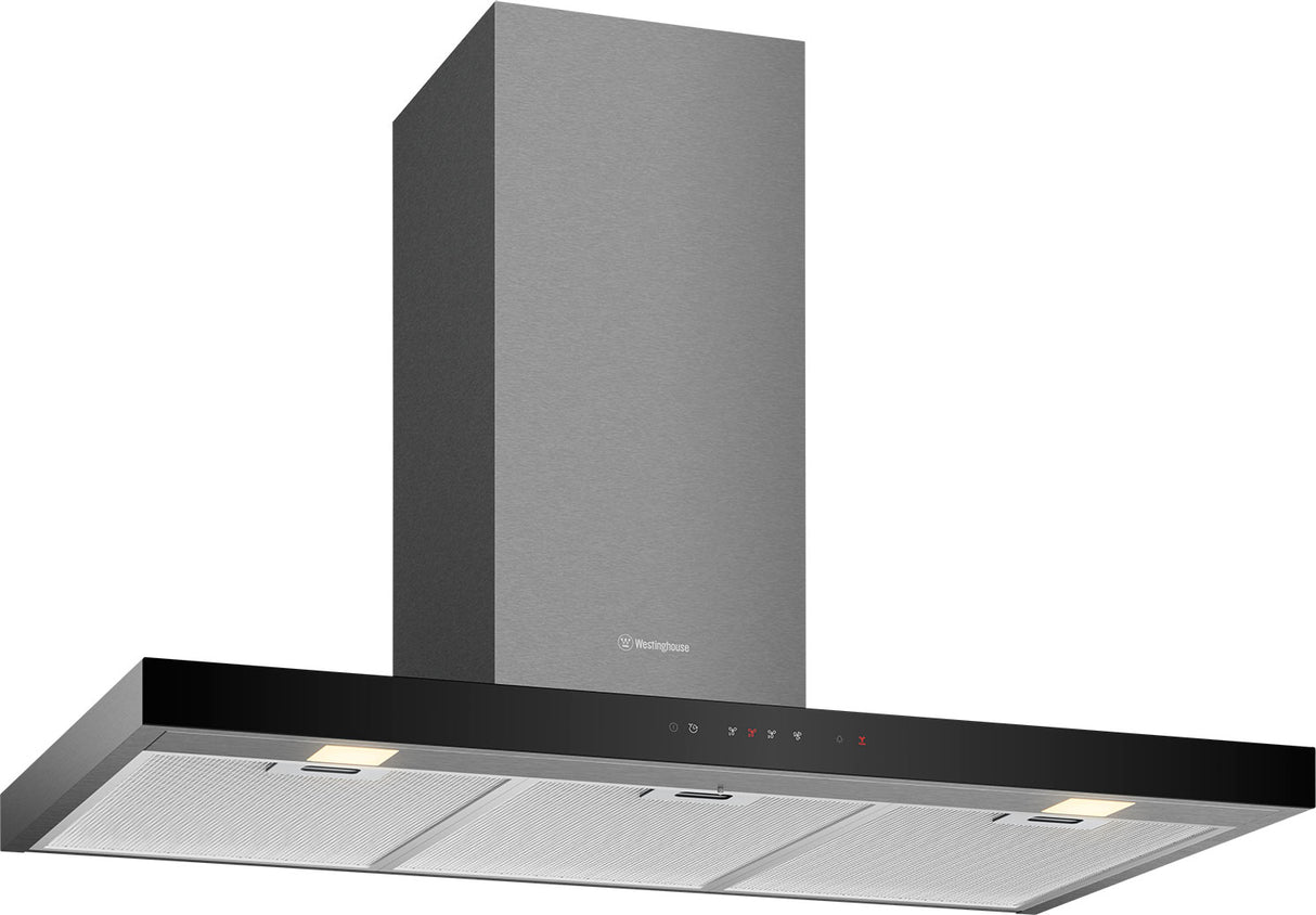 Westinghouse 90cm Canopy Rangehood with Hob2Hood Dark Stainless Steel WRC924DSD