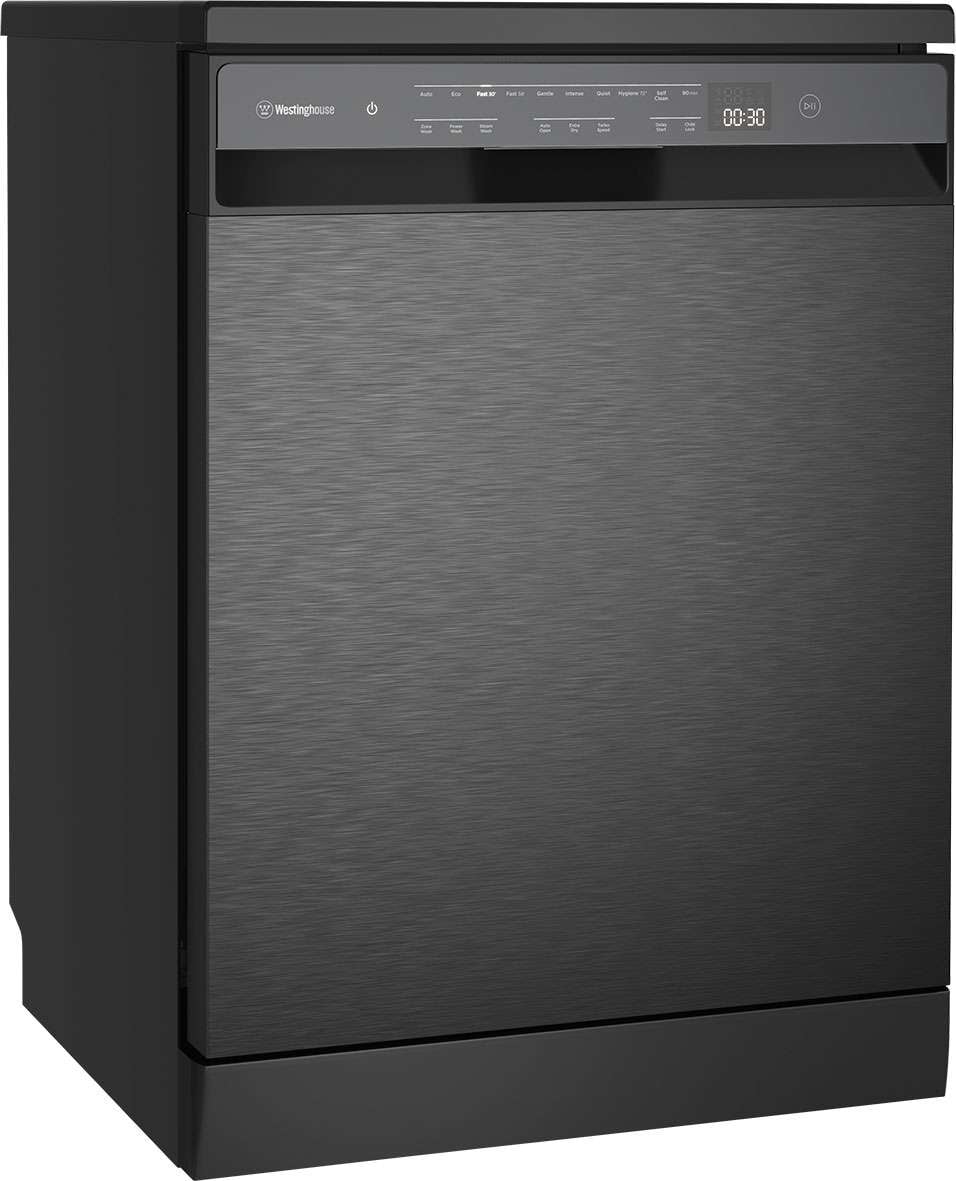 Westinghouse 60cm Freestanding Dishwasher Dark Stainless Steel WSF6608KXC