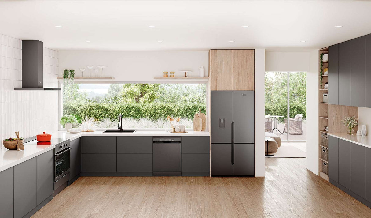 Westinghouse 60cm Freestanding Dishwasher Dark Stainless Steel WSF6608KXC