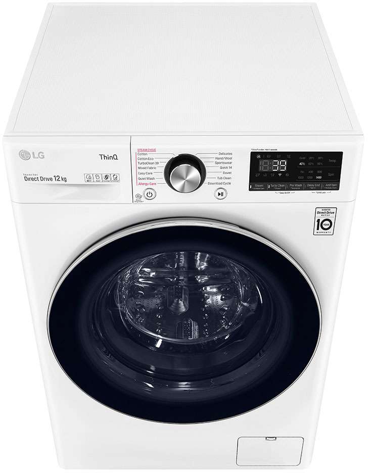 LG 12kg Front Load Washing Machine WV9-1412W | Greater Sydney Only