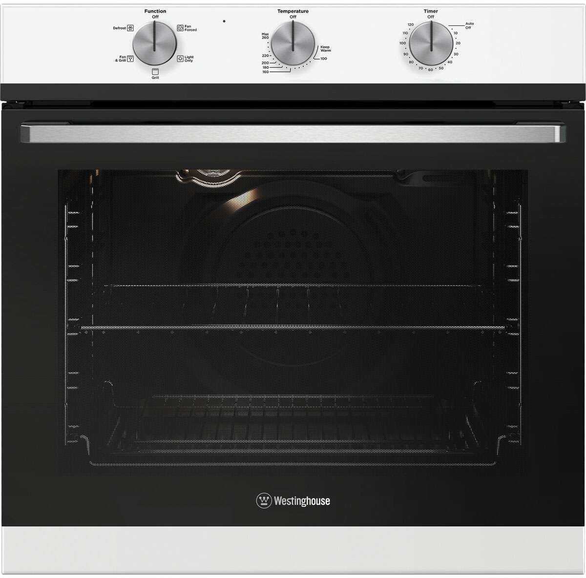 Westinghouse 60cm 80L Multifunction Electric Oven WVE6314WD