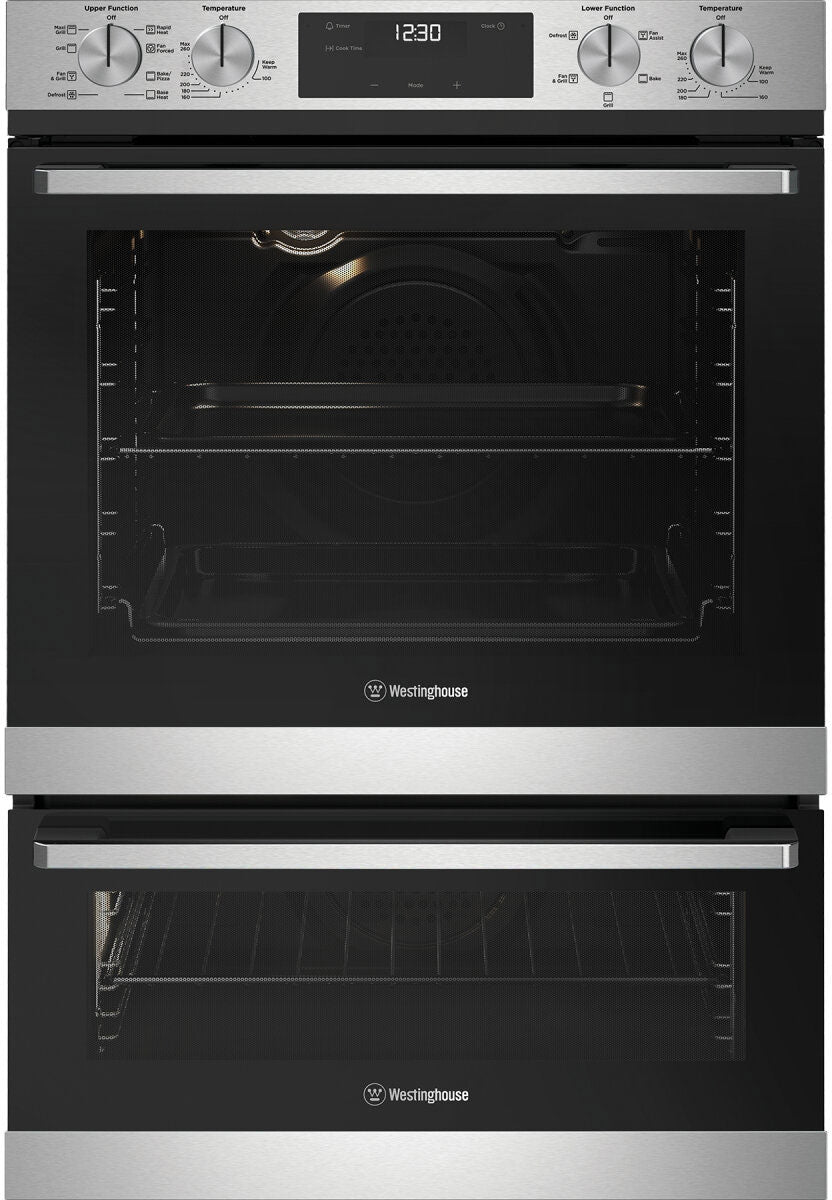 Westinghouse 60cm Multifunction Double Oven Stainless Steel WVE6525SD