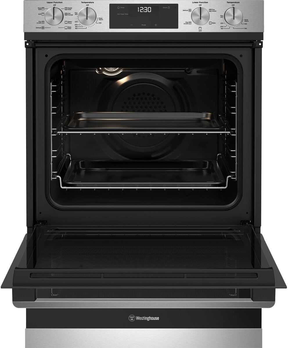 Westinghouse 60cm Multifunction Double Oven Stainless Steel WVE6525SD