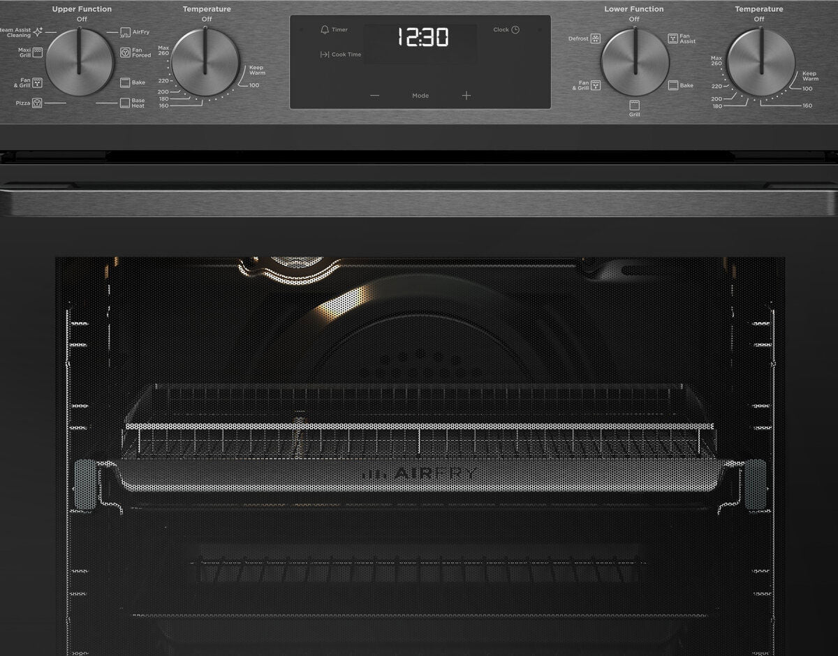 Westinghouse 60cm Multifunction Double Oven Dark Stainless Steel WVE6526DD