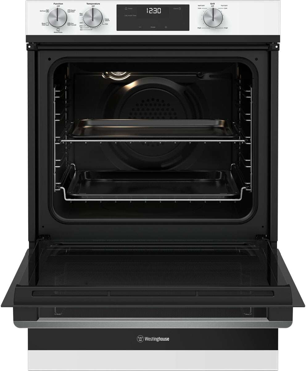 Westinghouse 60cm 80L Multifunction Electric Oven WVE6565WD