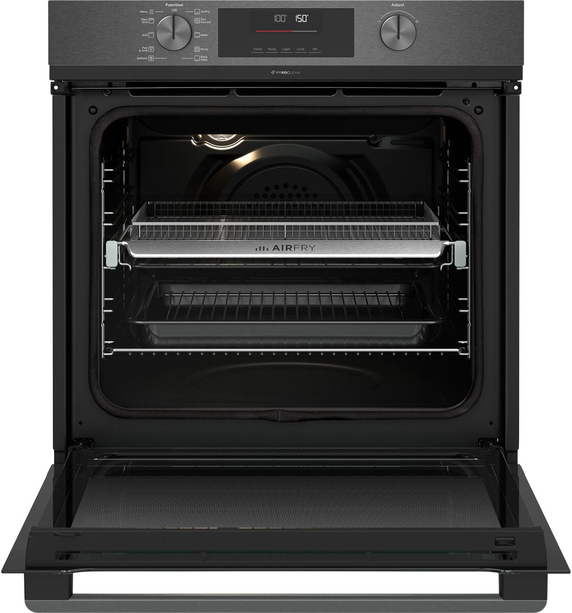 Westinghouse 60cm 80L Multifunction Pyrolytic Electric Oven & AirFry WVEP6716DD
