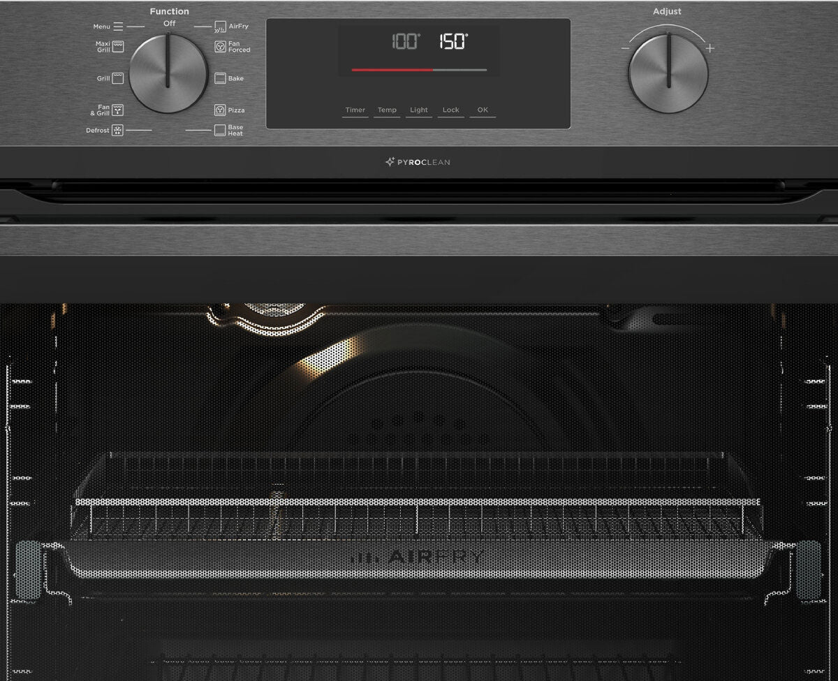 Westinghouse 60cm 80L Multifunction Pyrolytic Electric Oven & AirFry WVEP6716DD