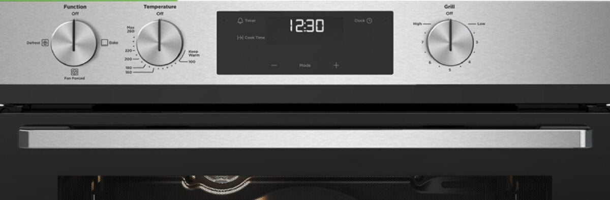Westinghouse 60cm 80L Multifunction Gas Oven with Separate Grill WVG6565SD