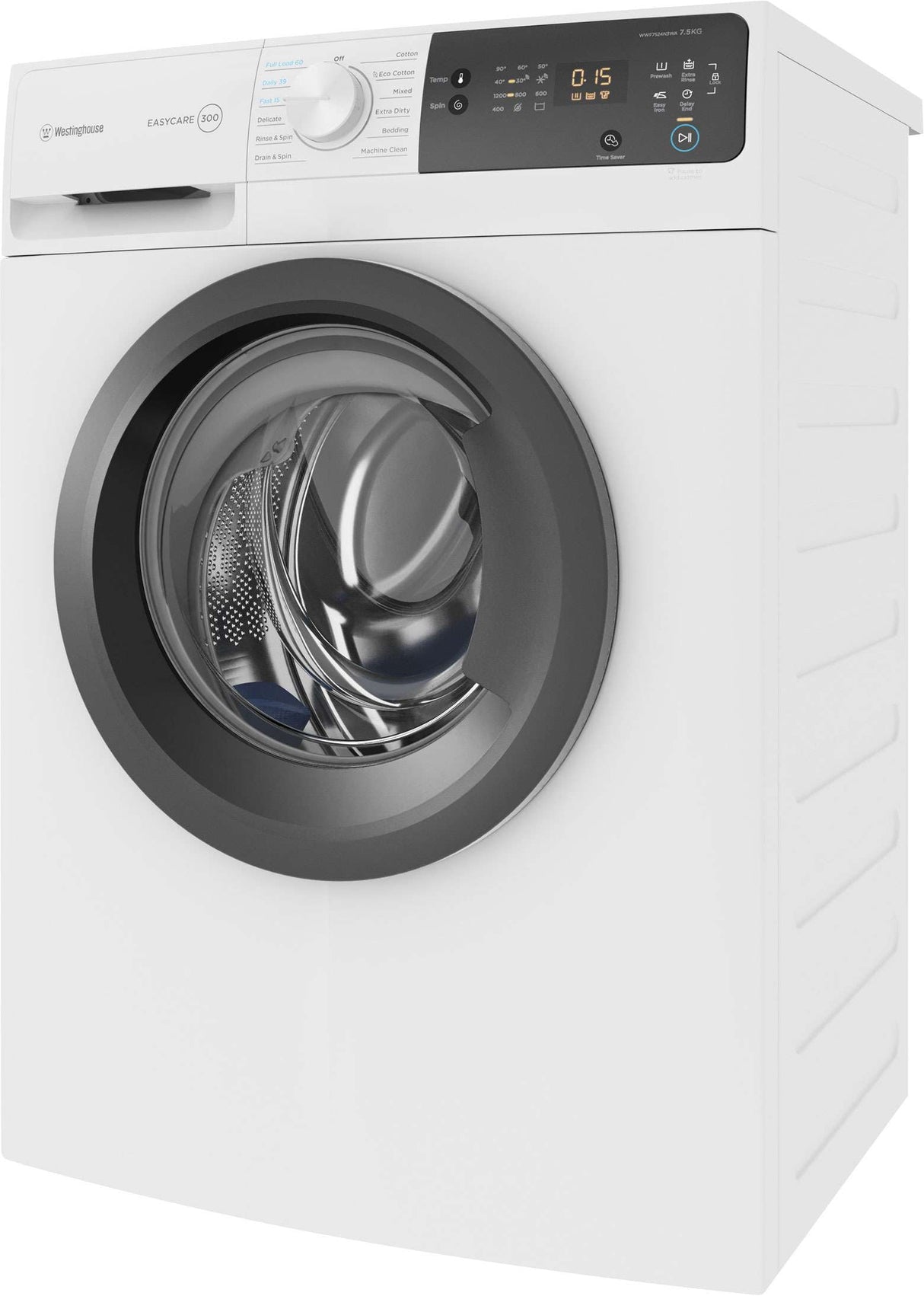 Westinghouse 7.5kg Front Load Washing Machine WWF7524N3WA | Greater Sydney Only