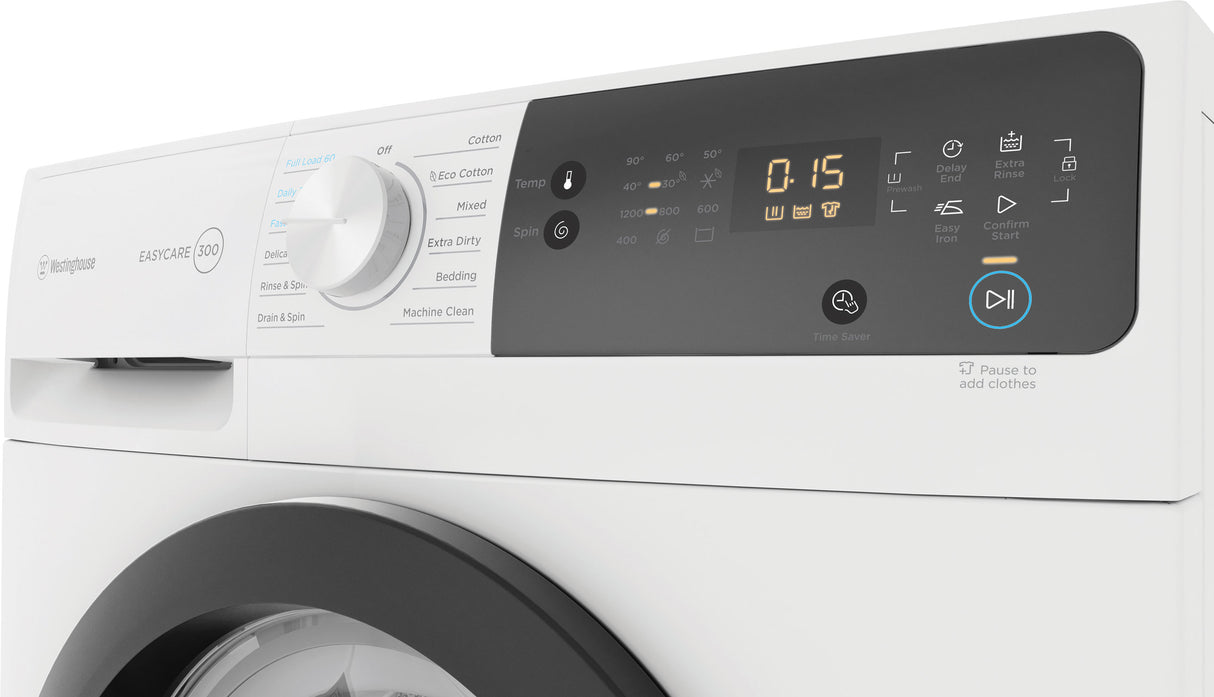 Westinghouse 7.5kg Front Load Washing Machine WWF7524N3WAS | Greater Sydney Only