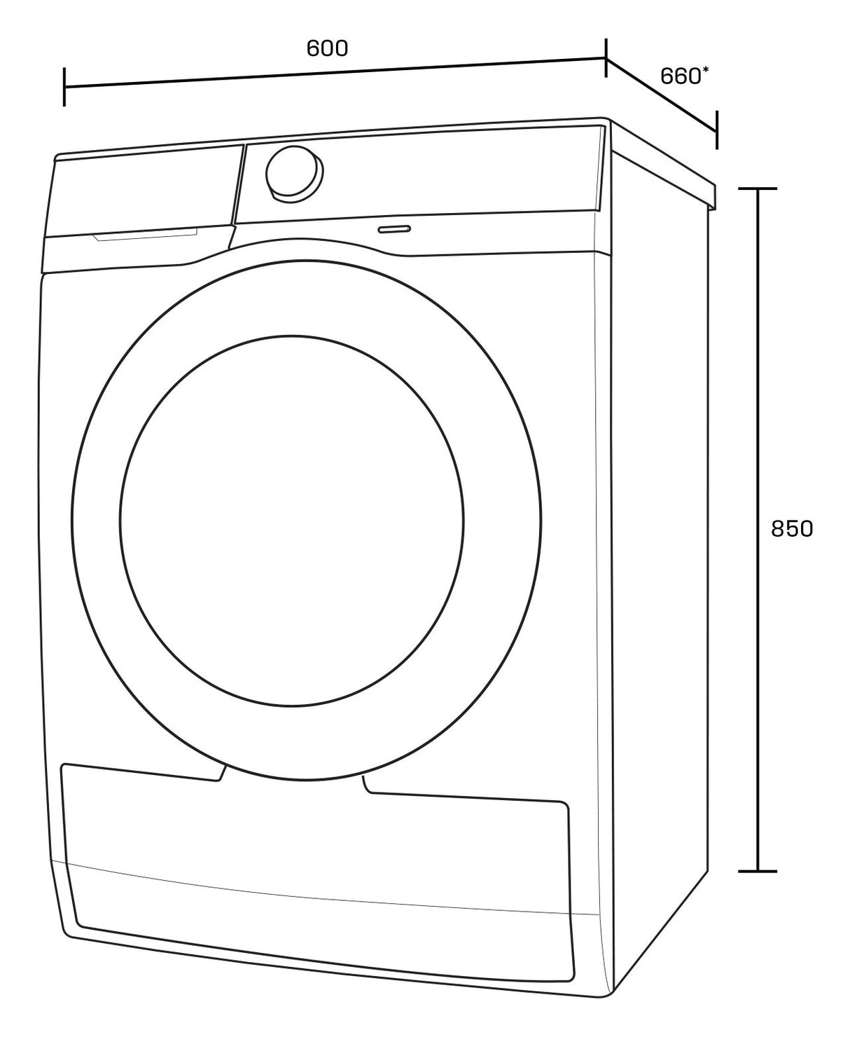 Westinghouse 8kg Front Load Washing Machine WWF8024M5WAS | Greater Sydney Only