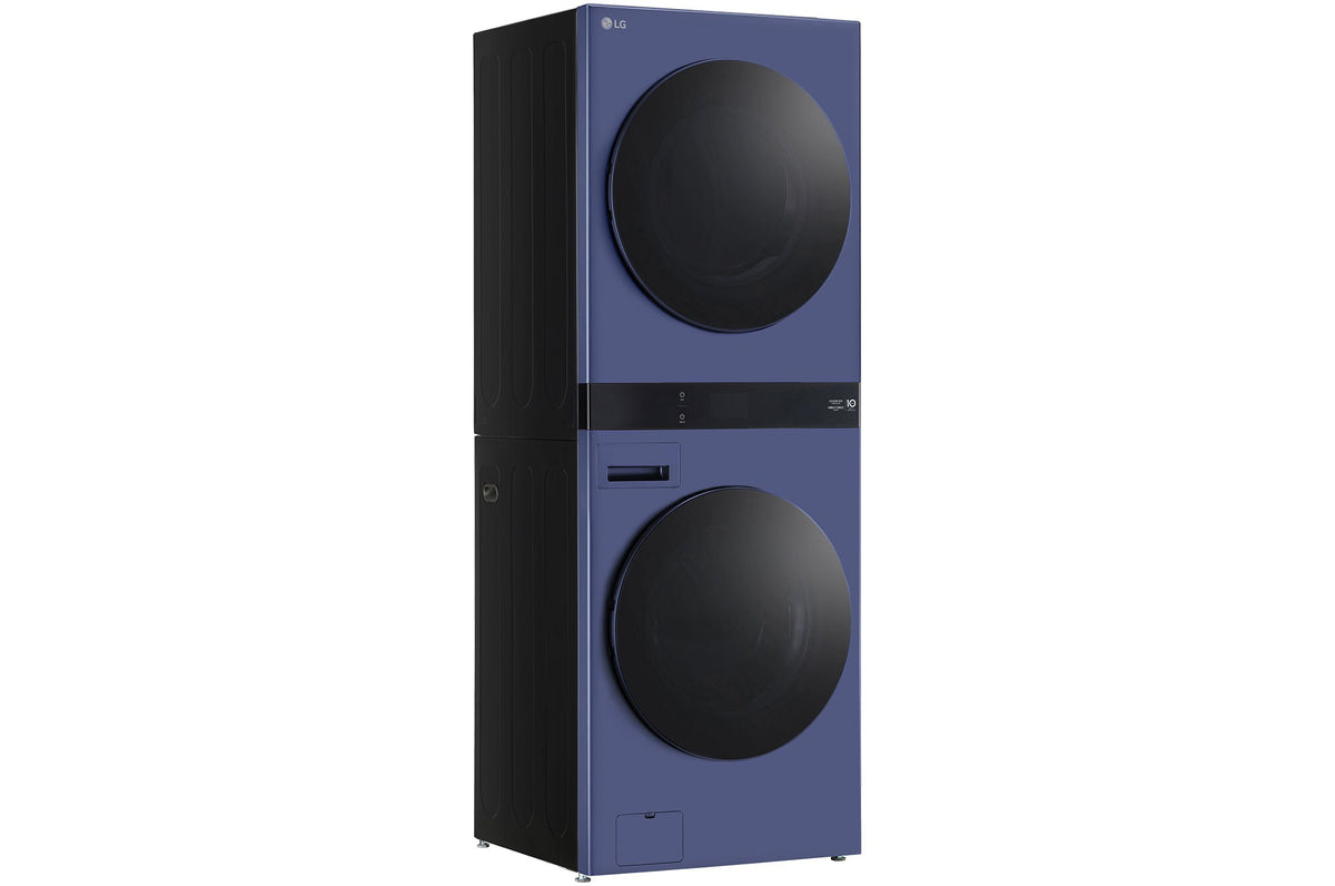 LG 19kg/10kg AI WashTower Stacked Washer Dryer Navy Blue WWT-1910BLX | Greater Sydney Only