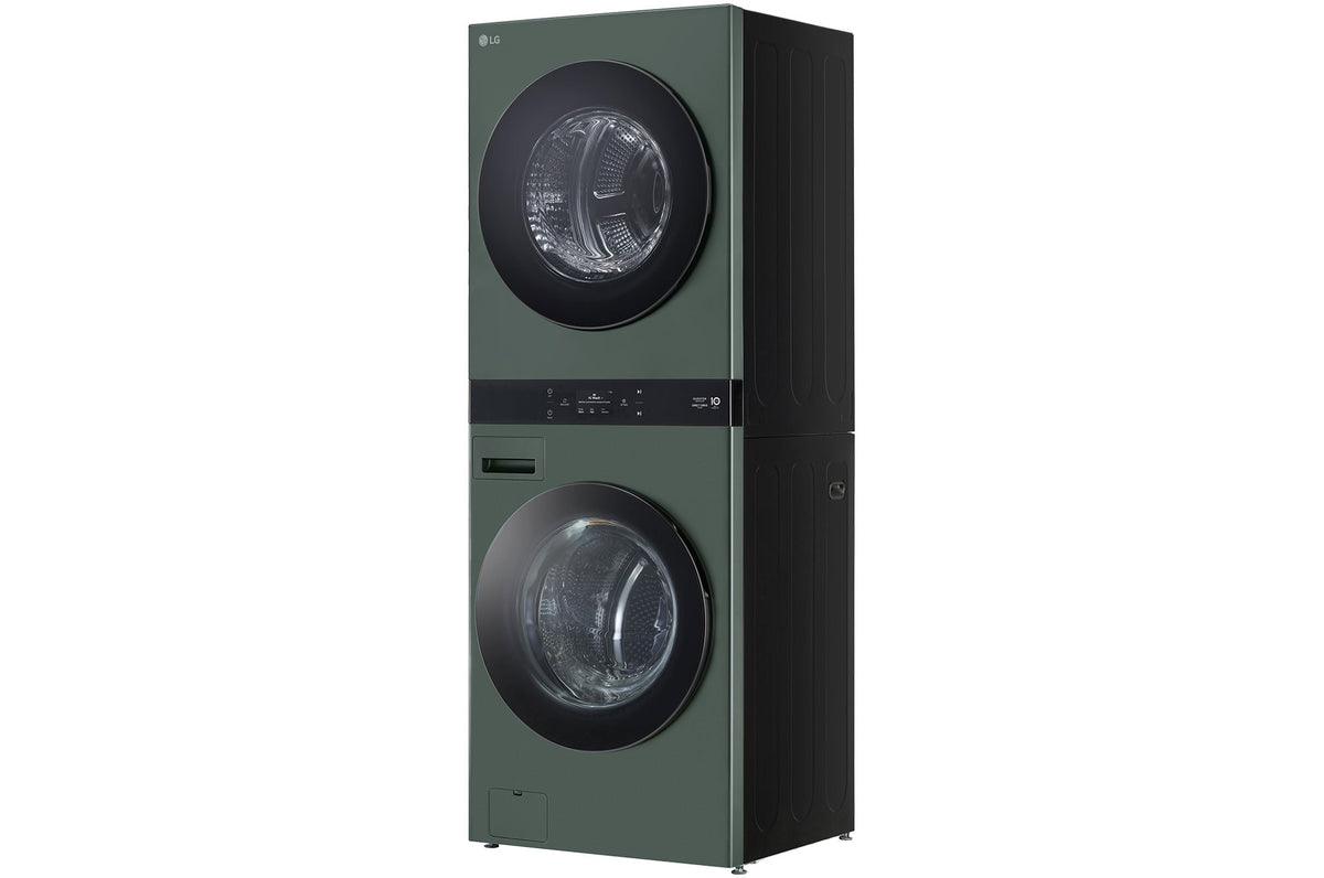 LG 19kg/10kg AI WashTower Stacked Washer Dryer Forest Green WWT-1910FGX | Greater Sydney Only