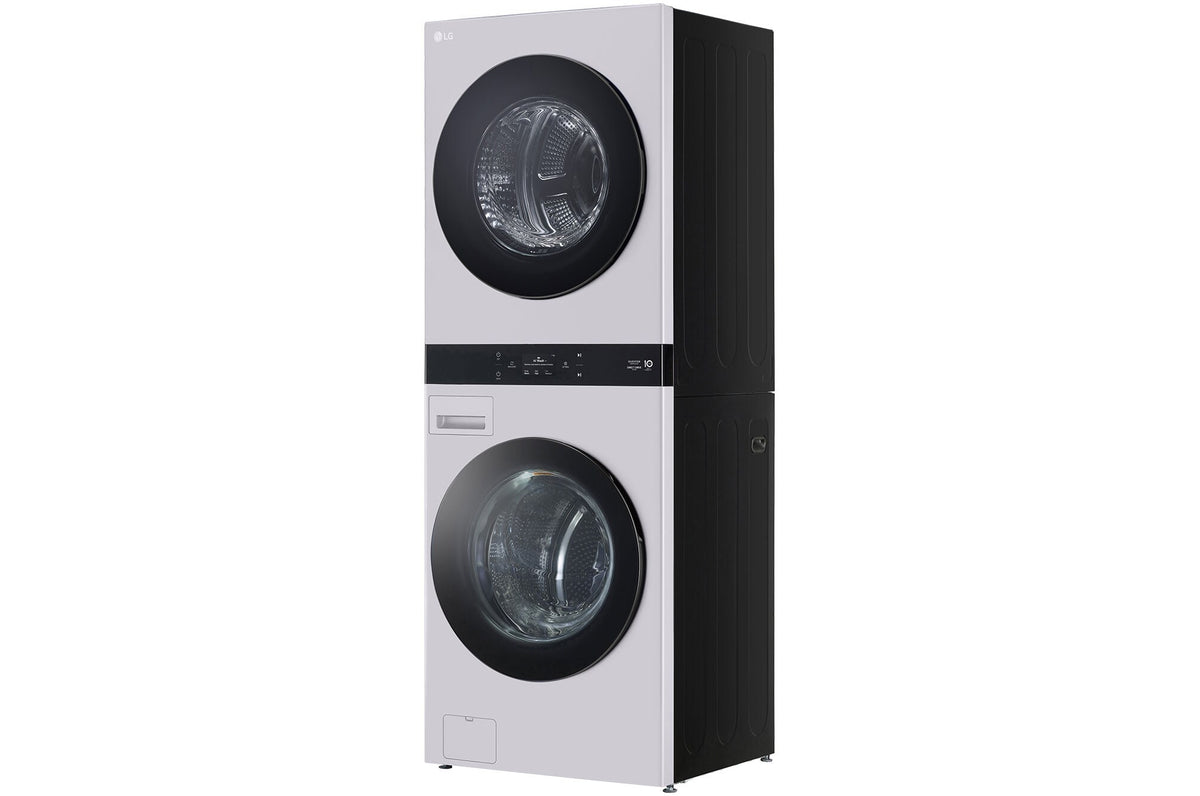 LG 19kg/10kg AI WashTower Stacked Washer Dryer Matte Grey WWT-1910GRX | Greater Sydney Only