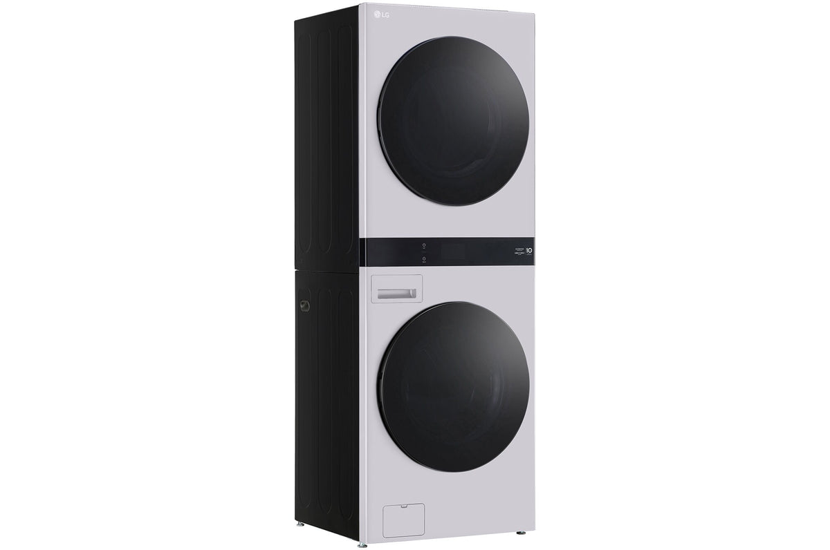 LG 19kg/10kg AI WashTower Stacked Washer Dryer Matte Grey WWT-1910GRX | Greater Sydney Only