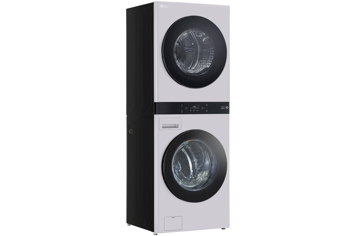LG 19kg/10kg AI WashTower Stacked Washer Dryer Matte Grey WWT-1910GRX | Greater Sydney Only