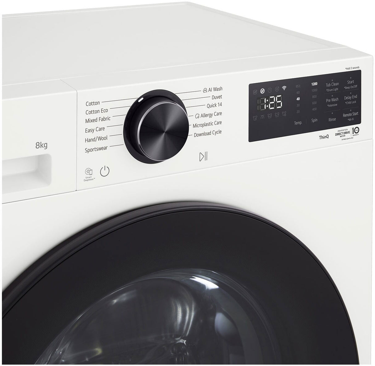LG 8kg Series 3 Front Load Washing Machine WX3-1208W | Greater Sydney Only