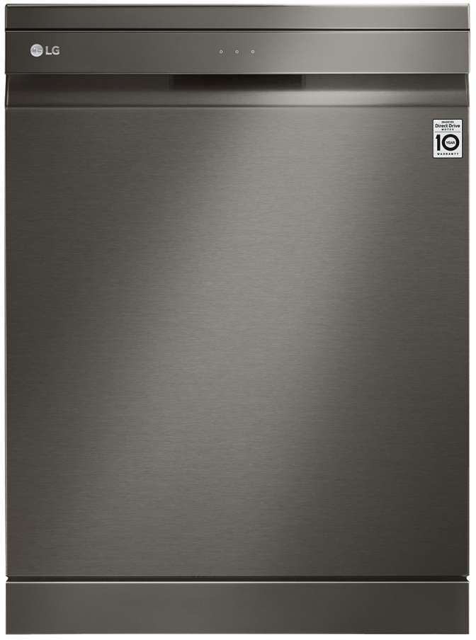 LG 60cm QuadWash Black Stainless Freestanding Dishwasher XD3A25BS