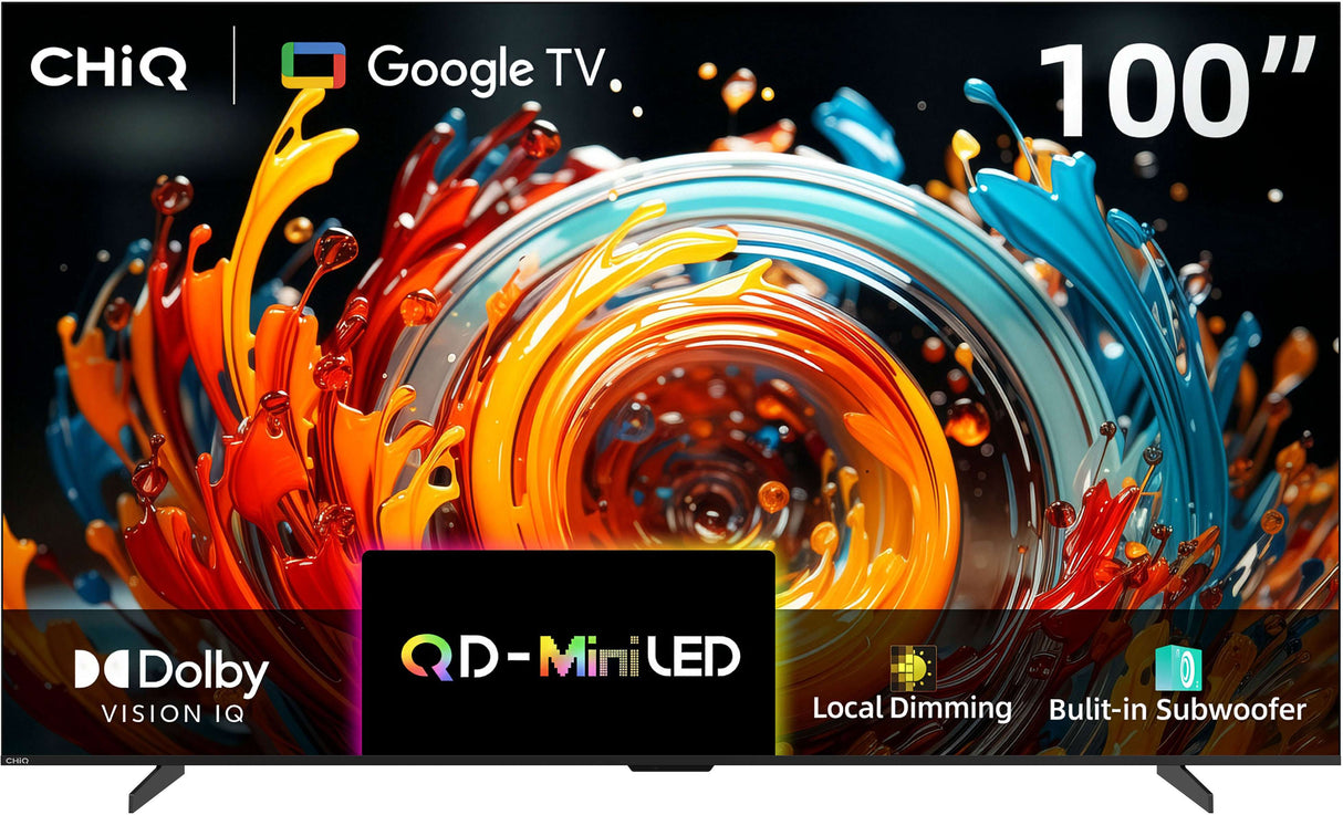 CHiQ 100" QD-Mini LED Google TV 100M810M | Greater Sydney Only