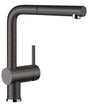 Blanco Anthracite 140° Swivel Spout Pull Out Mixer Tap LINUSSA 519371