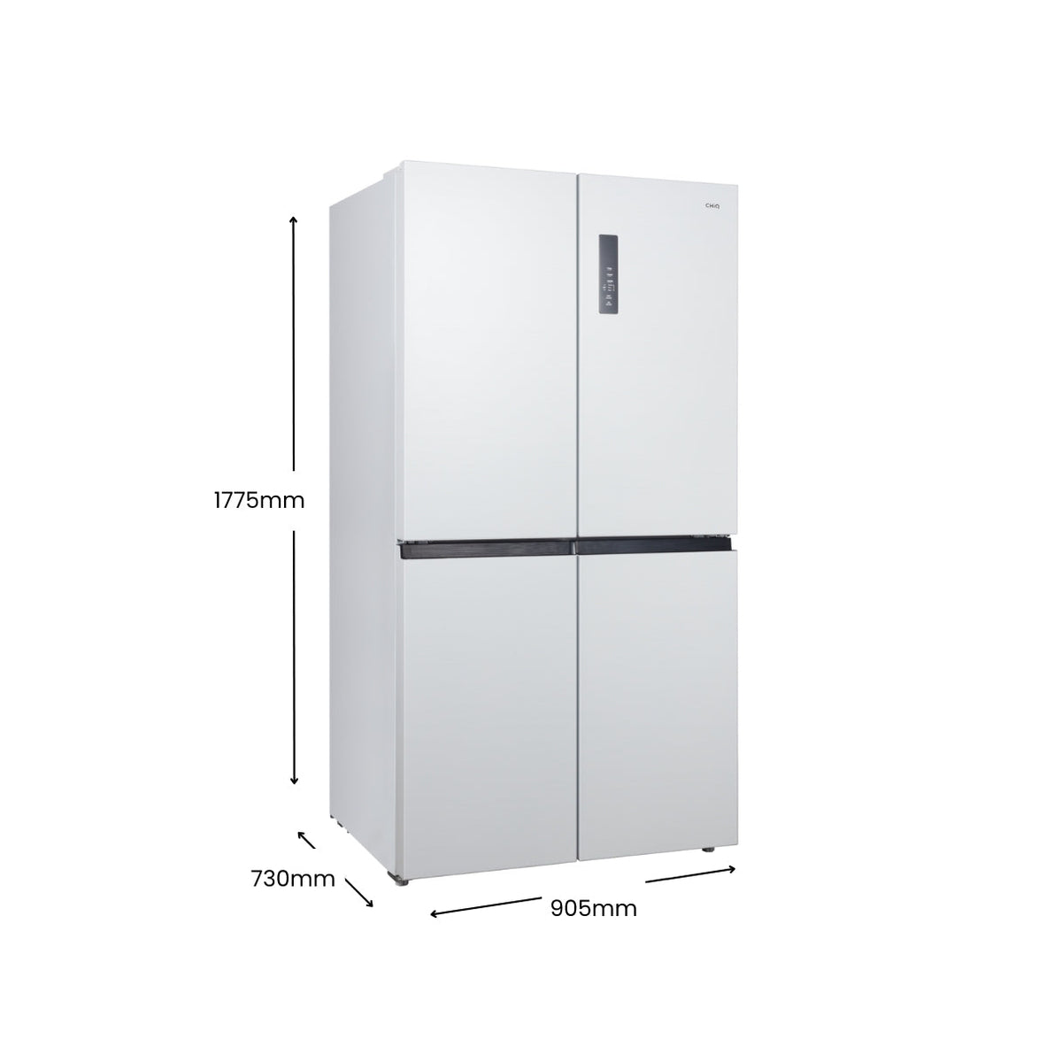 CHiQ 601L Quad Door Refrigerator White CCD598NWS