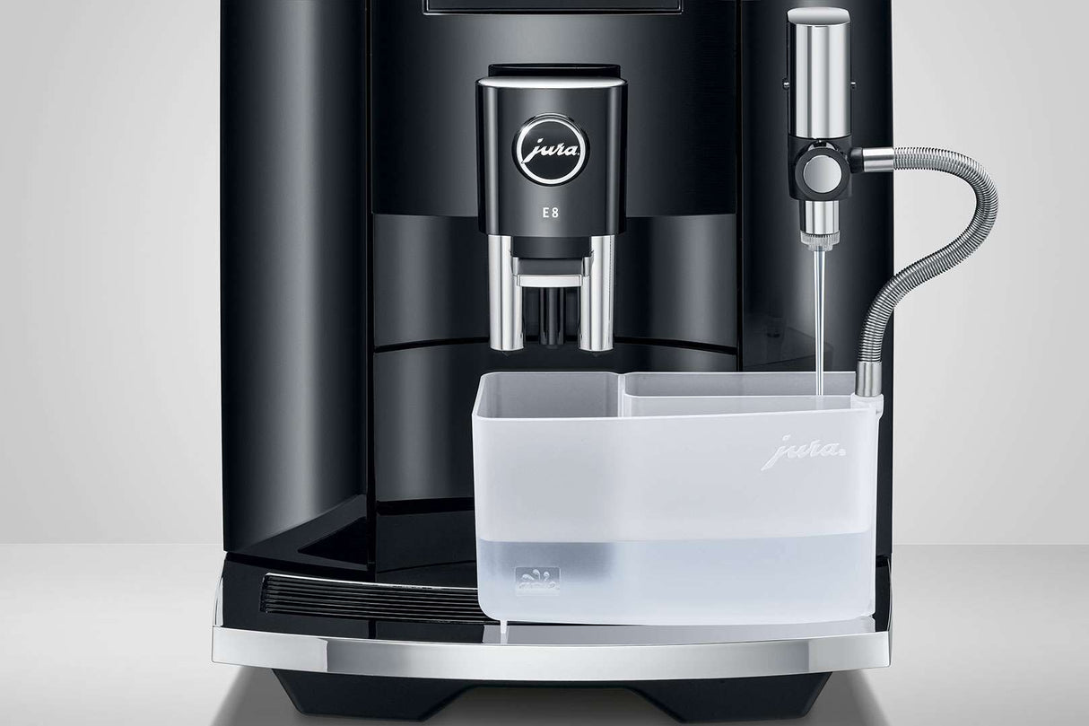 Jura E8 Piano Black Automatic Coffee Machine 15372