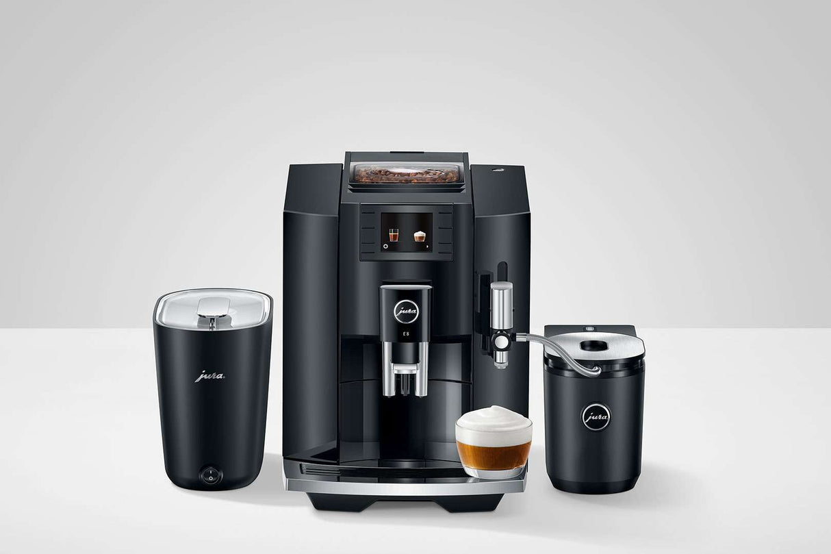 Jura E8 Piano Black Automatic Coffee Machine 15372