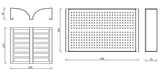 Abey Stainless Steel Dish Drainer 1VSOF