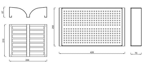Abey Stainless Steel Dish Drainer 1VSOF