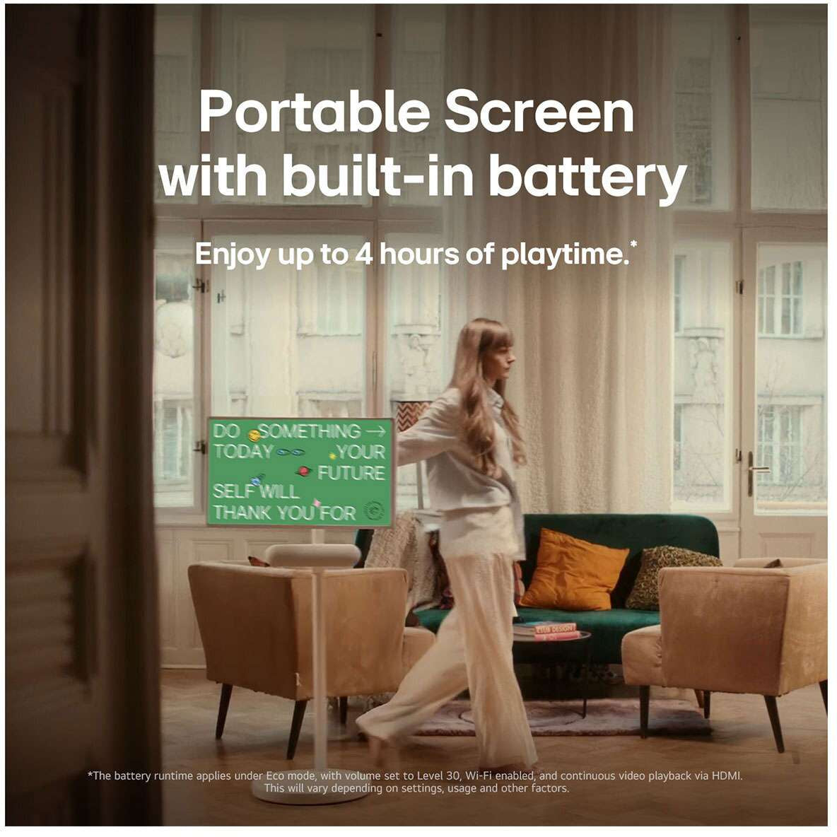 LG StanbyME 27" Portable Smart Touch Screen 27LX6TDGA