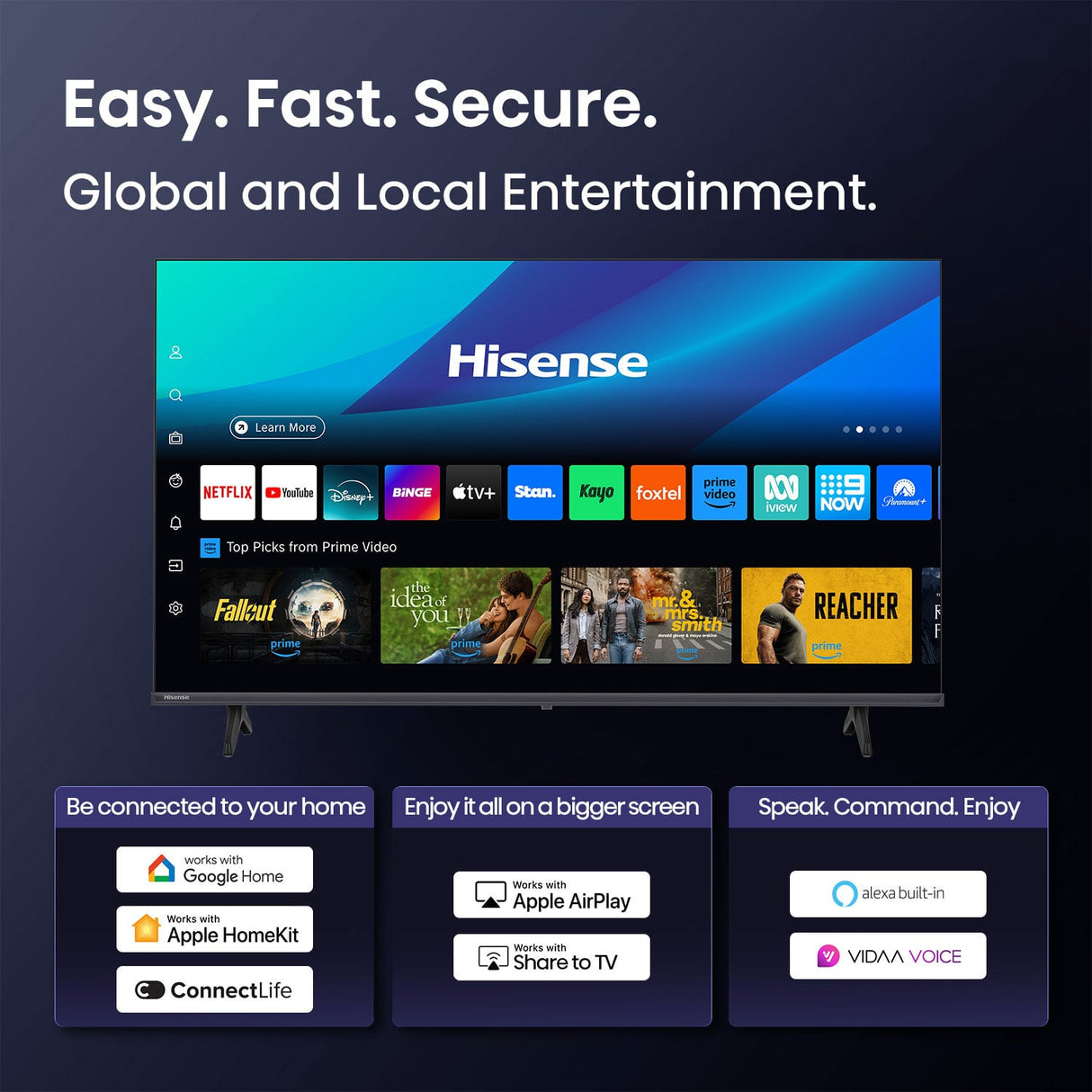 Hisense 32" Series A4QAU HD Smart LED TV 32A4QAU